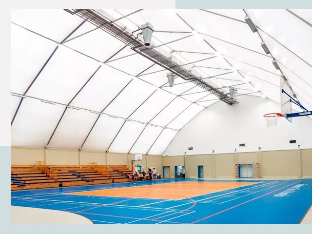 Строительство спортивных залов в Боре