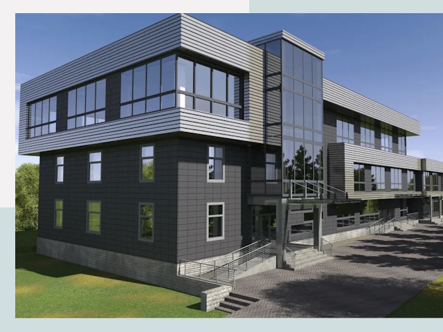 Административные здания в Боре