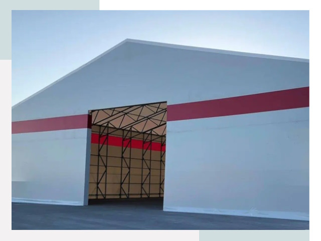 Быстровозводимые ангары в Боре