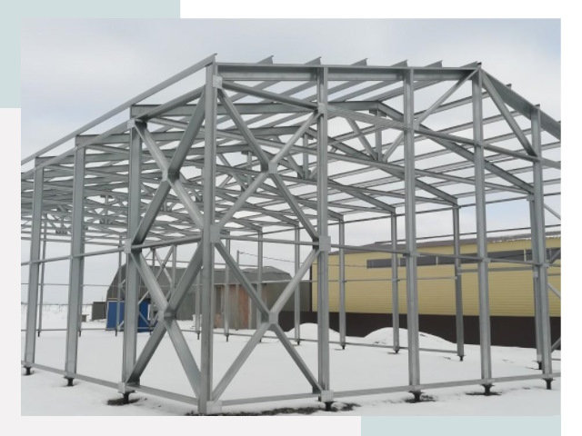 Каркасные ангары в Боре