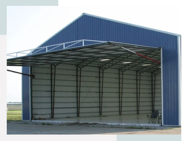 Прямо стенные ангары в Боре