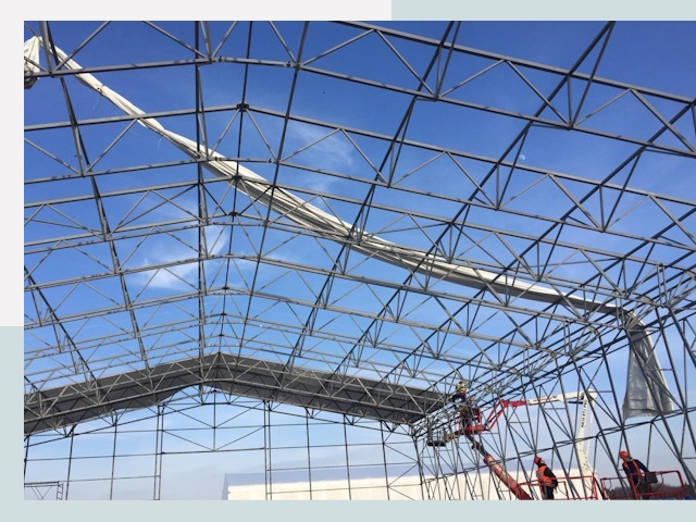 Шатровые ангары от 623 руб. в Боре и Нижегородской области