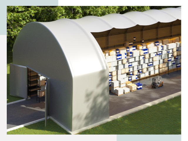 Тентовые ангары в Боре