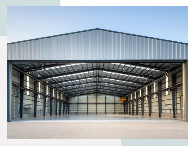 Большие ангары в Боре