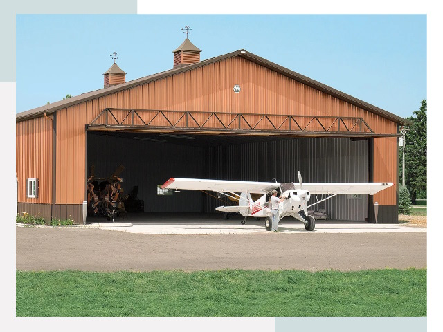 Ангары для самолетов в Боре