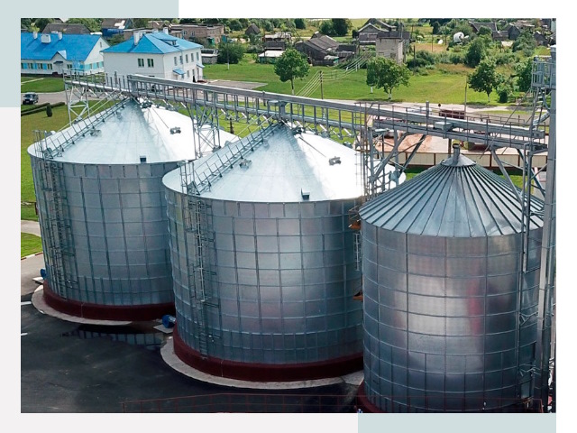 Металлические силосы в Боре