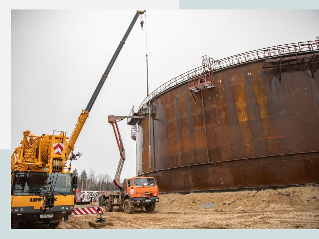 Монтаж резервуаров в Боре от 623 руб. за м³