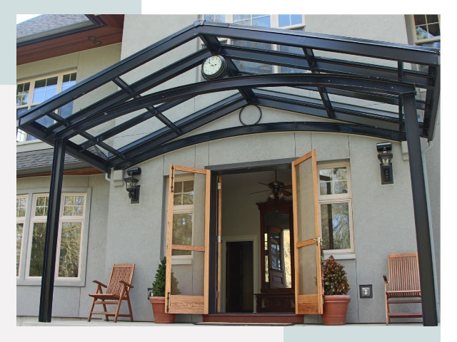 Козырьки металлические в Боре