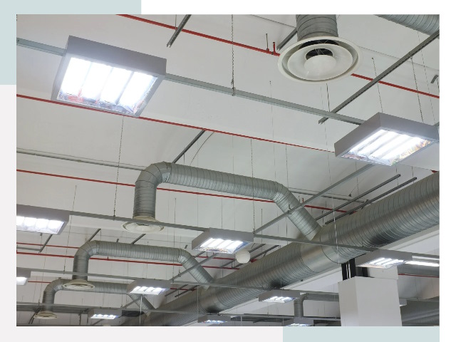 Вентиляция ангаров в Боре