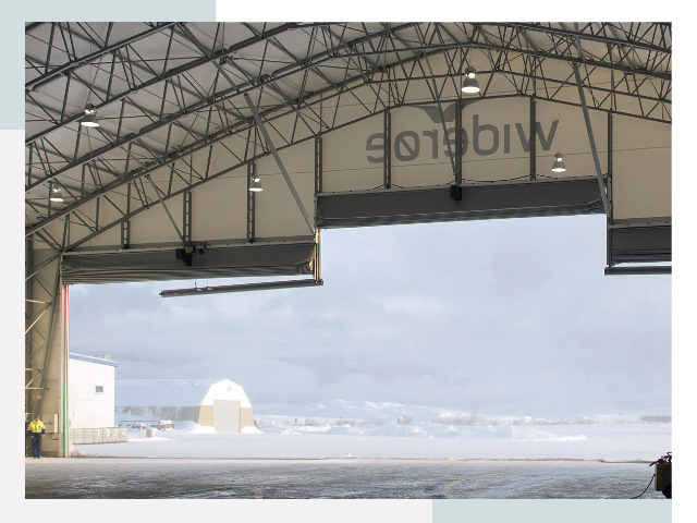 Ворота для ангаров в Боре