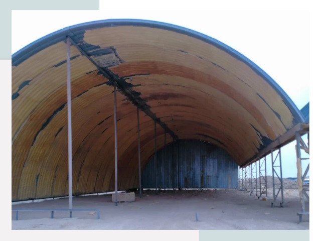 Реконструкция ангаров в Боре