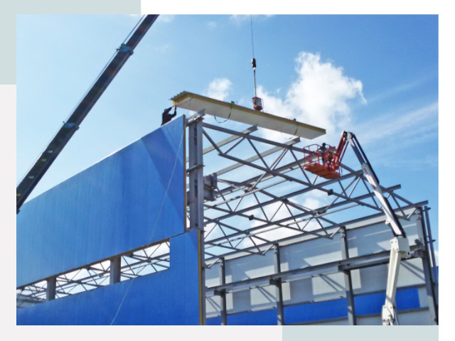 Монтаж сэндвич-панелей в Боре