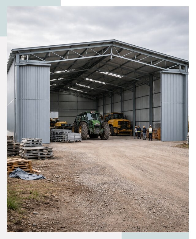 Ангары для сельхозтехники в Боре от 20780 р. | СтальСтрой-Бор