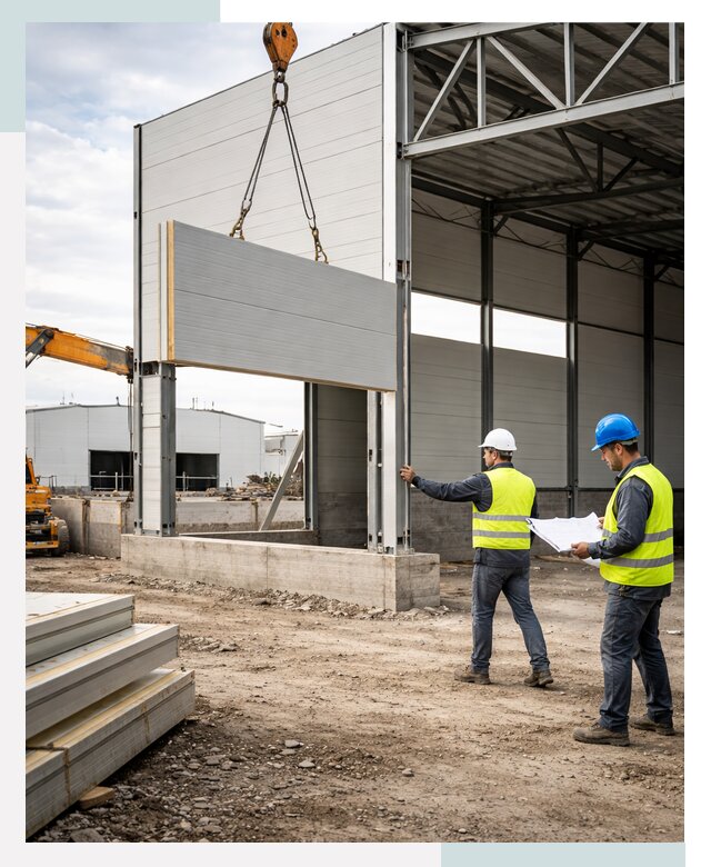 Склад из сэндвич панелей под ключ в Боре от 9871 р. | СтальСтрой-Бор