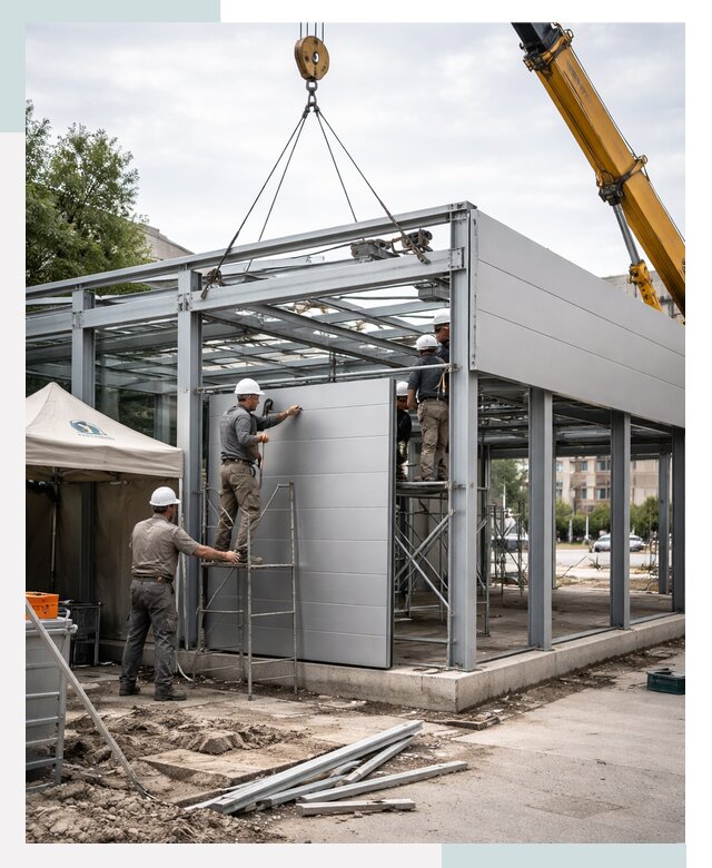 СтальСтрой-Бор: торговый павильон под ключ в Боре от 36365 р.