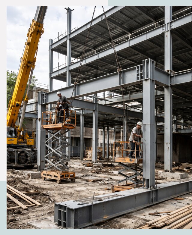 Строительство торгово-офисных зданий под ключ в Боре