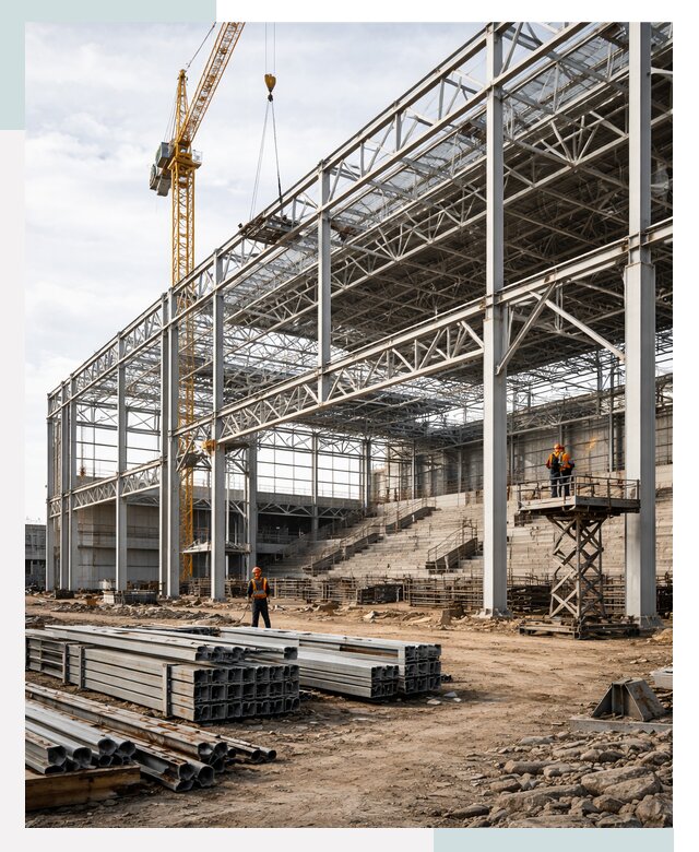 Строительство спортивных комплексов в Боре от 31170 р. | СтальСтрой-Бор